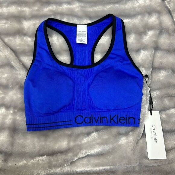 Calvin Klein Performance Women's Medium Impact Sports Bra Size XS - Picture 2 of 3